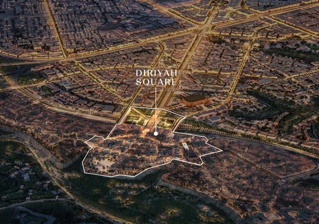Diriyah Square ... the latest contract involves the construction of 73 individual buildings.